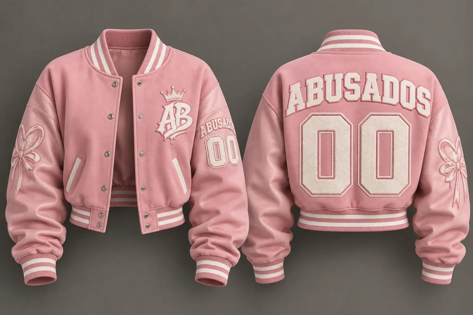 Jaqueta Colegial Rosa · Laço